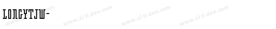 LONGYTJW字体转换