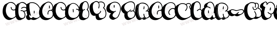 CfDeco1492Regular-mpa9字体转换