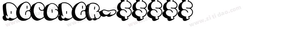 Decoder字体转换