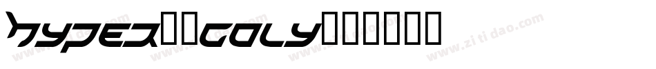 Hyper3-GOly字体转换