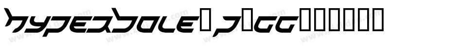 Hyperbole-P9gg字体转换