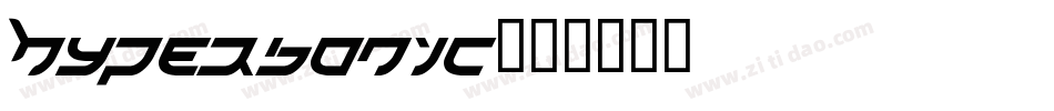 Hypersonic字体转换