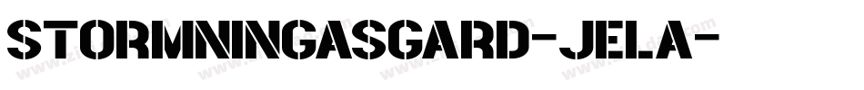 StormningAsgard-JeLa字体转换