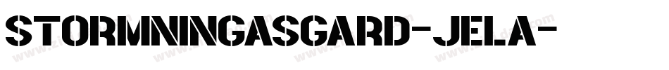 StormningAsgard-JeLa字体转换
