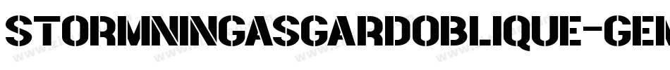 StormningAsgardOblique-Gemq字体转换