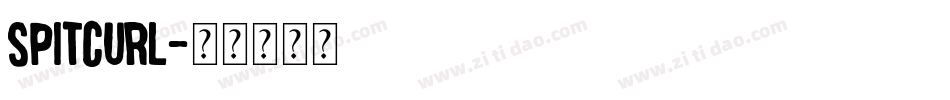 SpitCurl字体转换