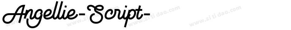 Angellie-Script字体转换