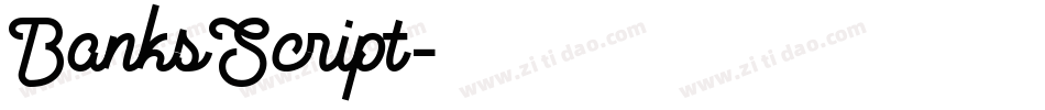 BanksScript字体转换