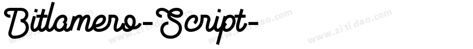 Bitlamero-Script字体转换