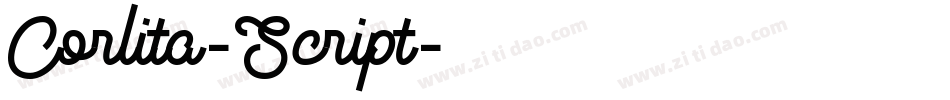 Corlita-Script字体转换