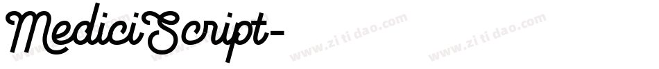 MediciScript字体转换
