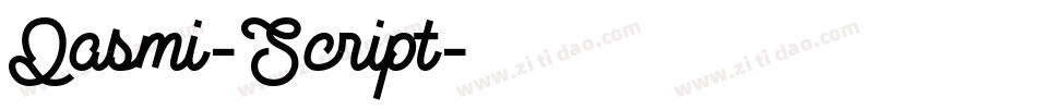 Qasmi-Script字体转换