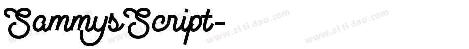 SammysScript字体转换