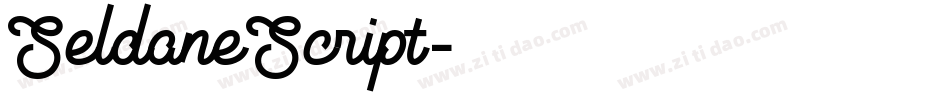 SeldaneScript字体转换