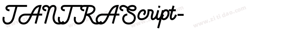 TANTRAScript字体转换
