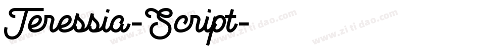 Teressia-Script字体转换