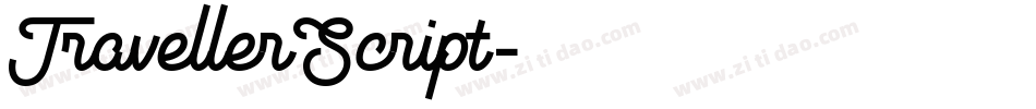 TravellerScript字体转换