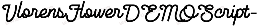 VlorensFlowerDEMOScript字体转换