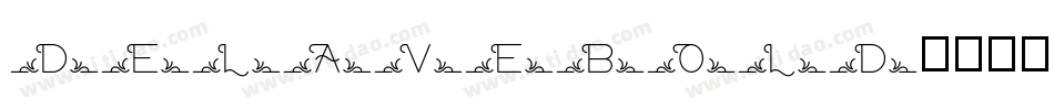 delavebold字体转换