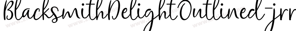 BlacksmithDelightOutlined-jrrG字体转换