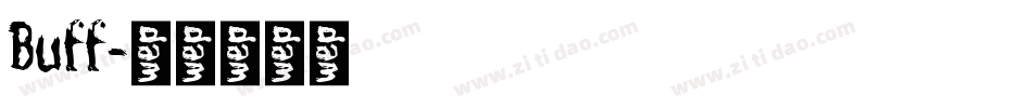 Buff字体转换