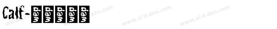 Calf字体转换