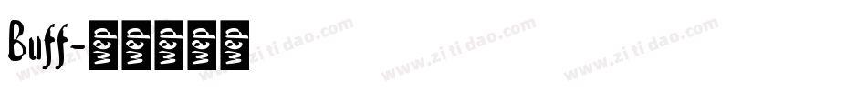 Buff字体转换