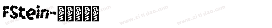 FStein字体转换