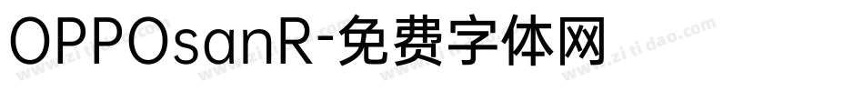 OPPOsanR字体转换