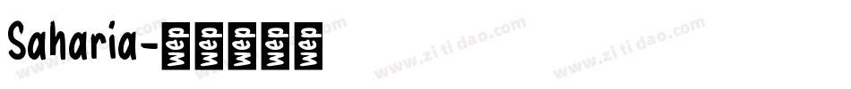Saharia字体转换