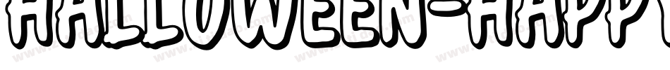 Halloween-Happy字体转换
