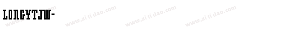 LONGYTJW字体转换