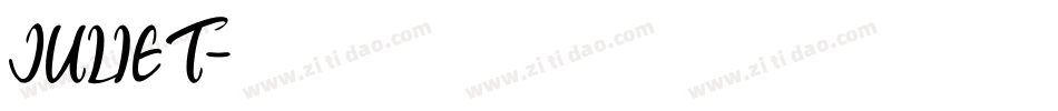 JULIET字体转换