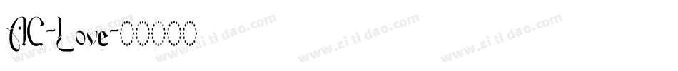 AC-Love字体转换