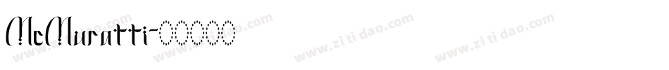 McMuratti字体转换