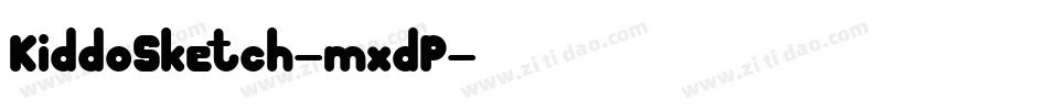 KiddoSketch-mxdP字体转换