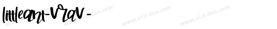 LittleAnt-VRaV字体转换