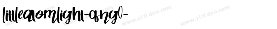LittleAtomLight-qng0字体转换