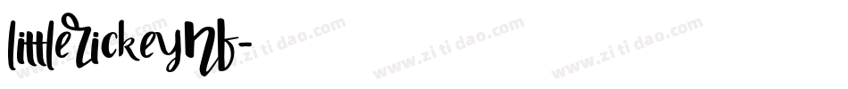 LittleRickeyNF字体转换