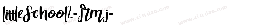 LittleSchool2-Jrmj字体转换