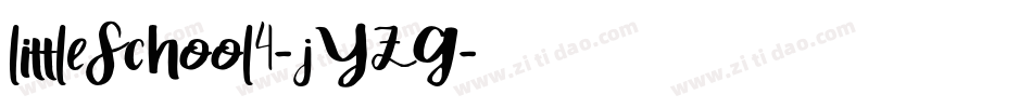 LittleSchool4-jYZG字体转换