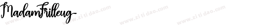MadamFrilleug字体转换