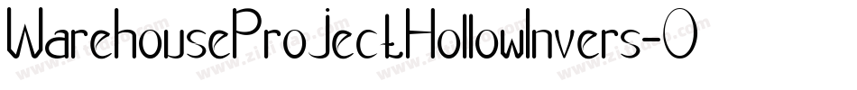 WarehouseProjectHollowInvers-0WO2X字体转换