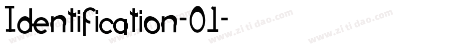 Identification-01字体转换