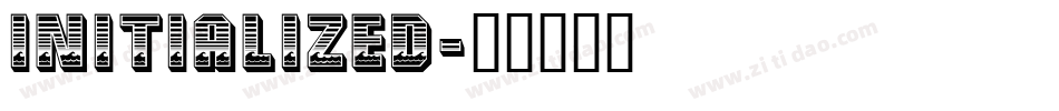 Initialized字体转换