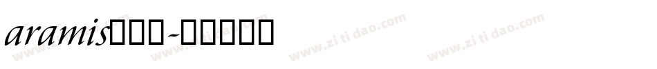 aramis手机版字体转换