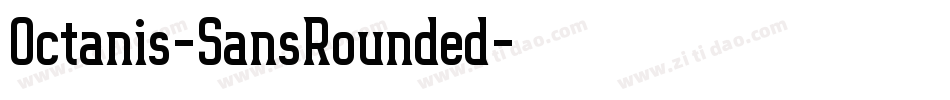 Octanis-SansRounded字体转换