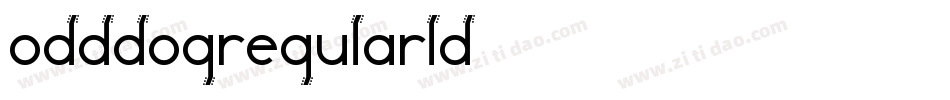 OddDogRegular-L8D4字体转换