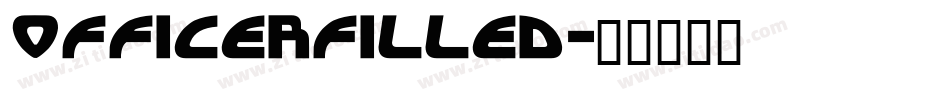 OfficerFilled字体转换