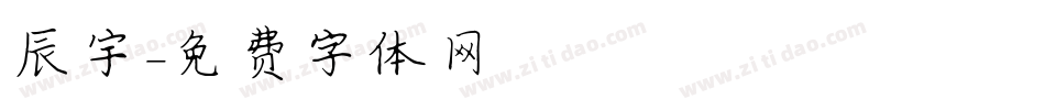 辰宇字体转换